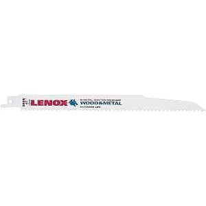 Lenox 20587S956R Reciprocating Saw Blade, Applicable Materials: Nail-Embedded Wood, Non-Ferrous Metal, 3/4 in W, 9 in L