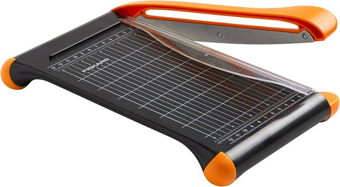 Fiskars 199130-1001 Paper Trimmer, 9 in L, 8 in W Paper, 8-1/2 in L Cutting