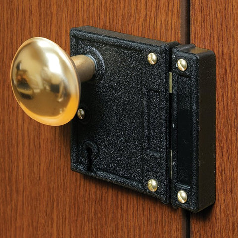 Prime-Line E 2437 Mortise Lockset, Steel, Brass, 2-1/2 in Backset