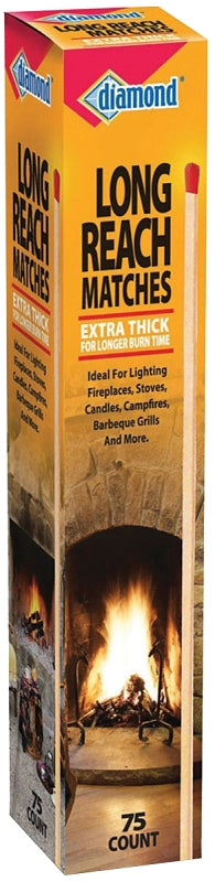 diamond Greenlight 4878911172 Long Reach Matches, 75-Stick, Pack of 12