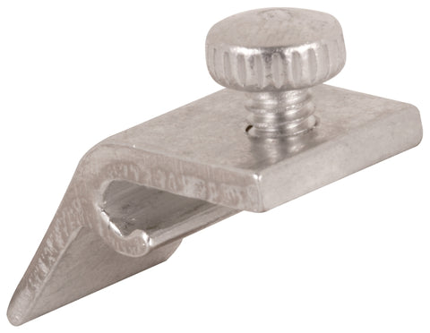 Make-2-Fit PL 7949 Storm Door Panel Clip, Aluminum, Mill, 8/CD