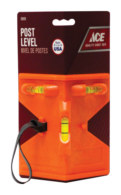 Ace Plastic Post Level 9 in. L
