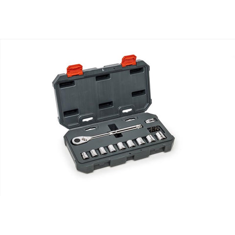 Crescent 3/8 in. drive Metric 6 Point Mechanic's Tool Set 15 pc