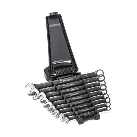 Crescent X10 12 Point Metric Combination Wrench Set 9 pc