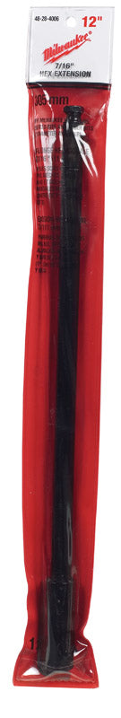 Milwaukee 2/5 in. Dia. x 12 in. L Hex Shank Extension