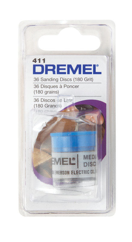 Dremel 3/4 in. Dia. Sanding Disc 180 Grit Coarse 36 pk