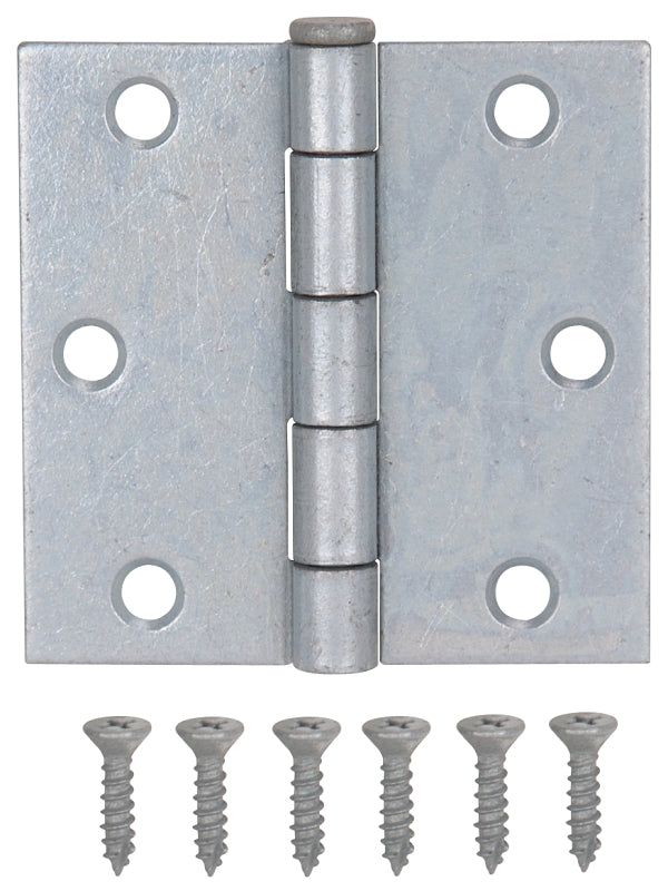 ProSource LR-044-PS Utility Hinge, Steel, Galvanized, Removable Pin, 1 ...