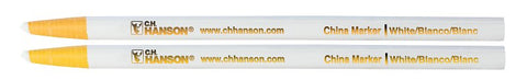 CH Hanson 10262 China Marker, White, 6-3/4 in L, Pack of 12