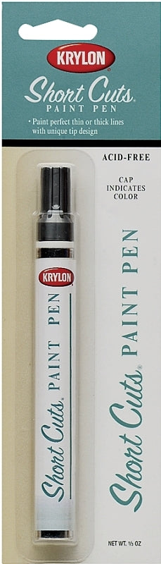 Krylon Short Cuts KSCP901 Paint Pen, Chisel Lead/Tip