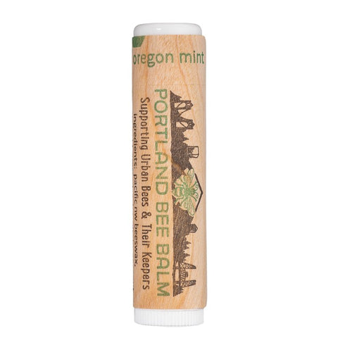 Portland Bee Balm 101 Lip Balm, Oregon Mint, 3/PK, Pack of 24