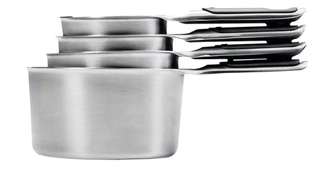 Good Grips 11132000 Measuring Cup Set, Stainless Steel, Black