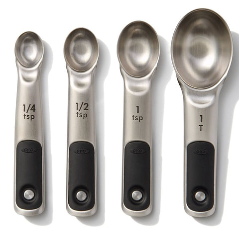 Good Grips 11132100 Measuring Spoon Set, Stainless Steel