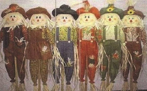 Santas Forest Scarecrow Decor, 60 In W