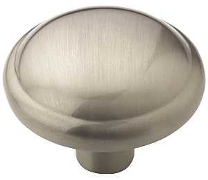 Amerock Allison Value Series BP53000G10 Cabinet Knob, 15/16 in Projection, Zinc, Satin Nickel