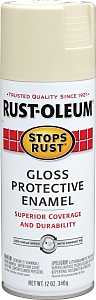 Rust-Oleum 7770830 Rust Preventative Spray Paint, Gloss, Almond, 12 oz, Can