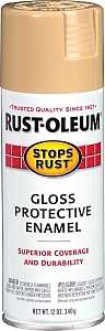 Rust-Oleum 7771830 Rust Preventative Spray Paint, Gloss, Sand, 12 oz, Can