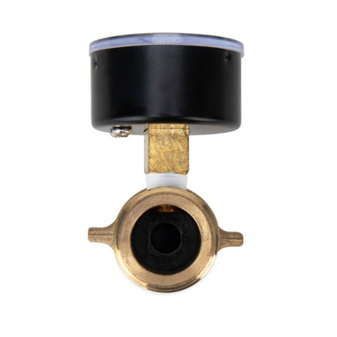 Camco USA 40063 Water Pressure Regulator with Gauge, Threaded, 125 psi Pressure, Brass
