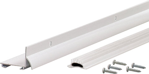 M-D DB001 Series 69514 Door Bottom with Drip Cap, 48 in L, 1-1/4 in W, 1-1/4 in H, Aluminum