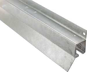 National Hardware N106-112 Box Rail, Steel, Galvanized, Pack of 2