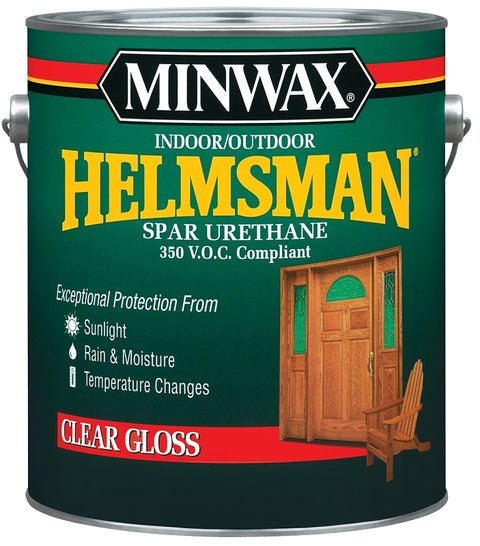Minwax Helmsman 132150000 Spar Urethane Paint, Gloss, Liquid, 1 gal, Pail, Pack of 2