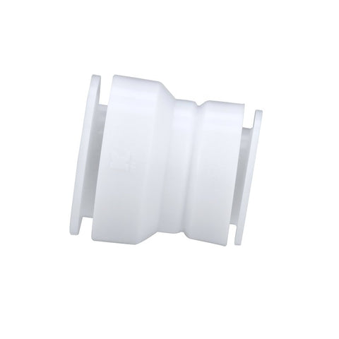 Insta-Plumb 95IPK Trap Pipe Adapter, 1-1/2 in, Push-To-Connect, Plastic, White
