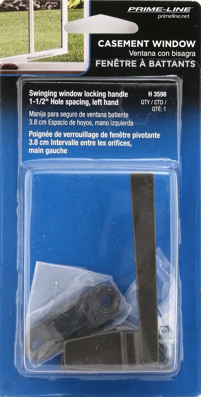 Prime-Line H 3598 Locking Handle, Zinc, Bronze