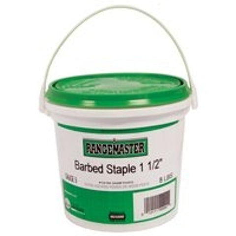 Deacero 7464 Fence Staple, 1-1/2 in L, Galvanized, 8 ga Wire, 8 Gauge