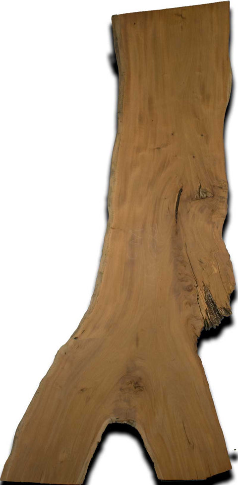Cuban Mahogany Live Edge Wood Slab 2 In. x 18 In. x 63 In.