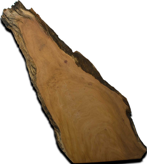 Cuban Mahogany Live Edge Wood Slab 1.5 In. x 18 In. x 36 In.