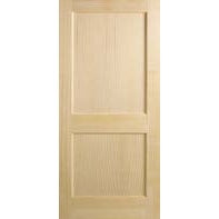 24 in. x 80 in. 2 Raised Panel Interior Door Pine