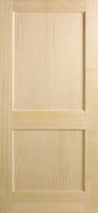 30 in. x 80 in. 2 Raised Panel Interior Door Pine