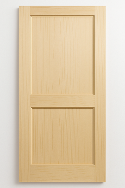 28 in. x 80 in. 2 Raised Panel Interior Door Pine