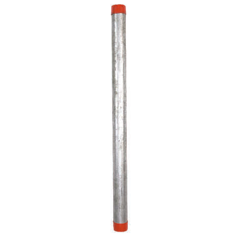 B&K Mueller 1-1/2 in. D X 30 in. L Galvanized Steel Pre-Cut Pipe
