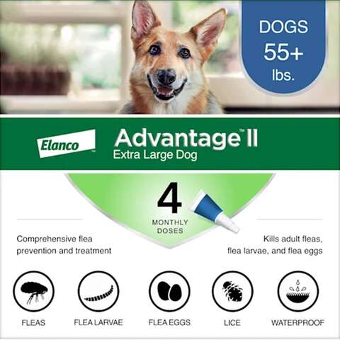 Elanco Advantage II Liquid Dog Flea Drops 0.54 oz