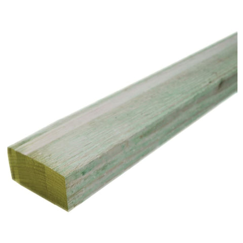 2 x 4, Pine, No. 2 Common, Pressure Treated (MCA .15), Surfaced on 4 Sides