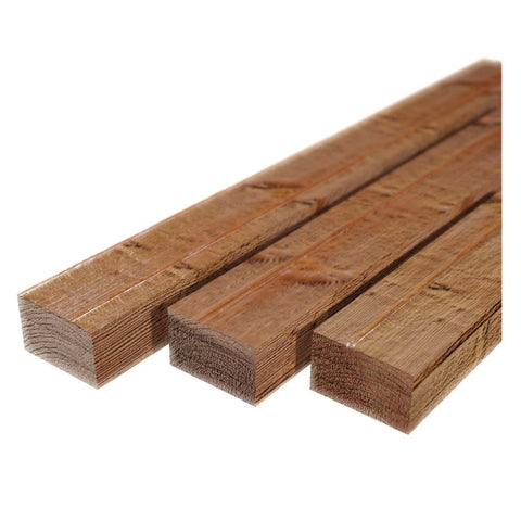 2 x 4, Western Red Cedar, No. 2 & Better, Green, Rough Sawn