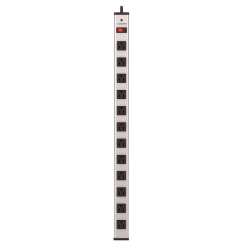 Monster Just Power It Up 6 ft. L 12 outlets Power Strip Silver