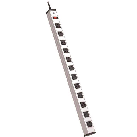 Monster Just Power It Up 6 ft. L 12 outlets Power Strip Silver