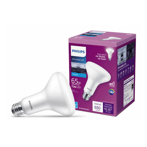 Philips BR30 E26 (Medium) LED Floodlight Bulb Daylight 65 Watt Equivalence 1 pk