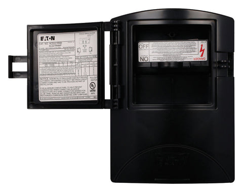 Eaton Type BR Fusible/Three Pole 30 amps AC Disconnect