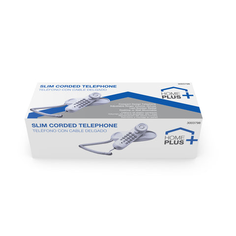Home Plus 1 Handle Analog Telephone White