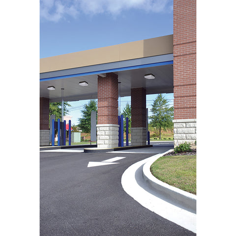 Lumark Switch Hardwired LED Bronze Canopy Light