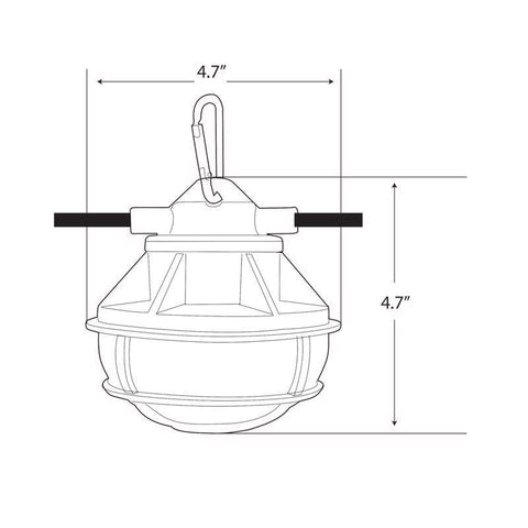 Feit Pro Series 8000 lm LED Corded String/Linkable Work Light