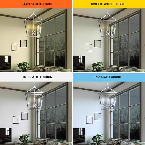 Feit White BA10 E12 (Candelabra) Filament LED Bulb Soft White 40 Watt Equivalence 4 pk