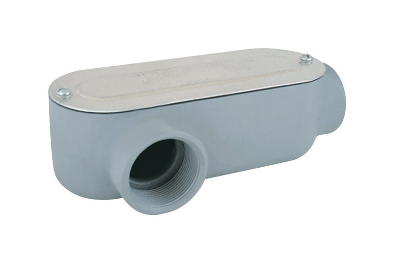Conduit Shell Sigma 1 in. Dia. x 5-13/16 L Conduit Body Die-Cast Aluminum – Shell ...
