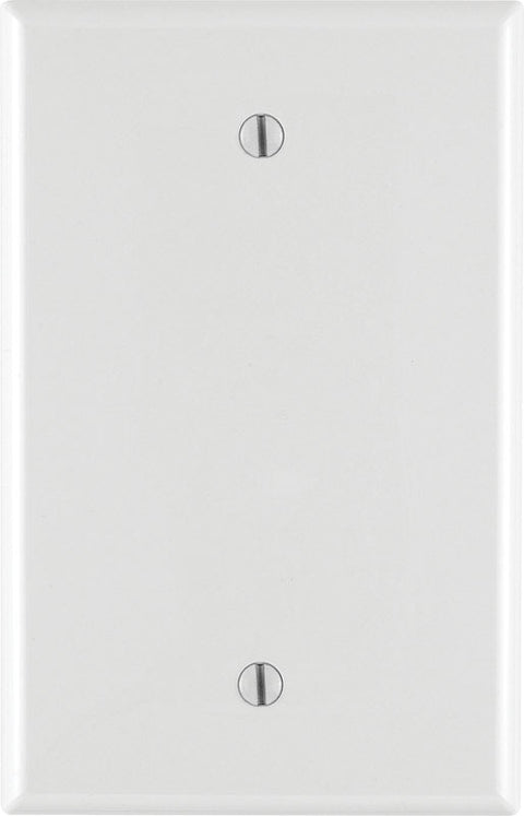 Leviton Midway 1 gang White Nylon Blank Midsize Wall Plate 1 pk