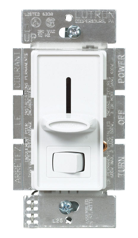 Lutron Skylark 5 amps 600 watts Three-Way Dimmer Switch White