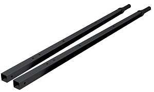 Landscapers Select 34639 Wheelbarrow Handle, 58 in L, Steel, For: 6 cu-ft Poly Wheelbarrow Kit