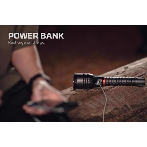 NEBO 12000 lm Gray LED Flashlight Power Bank