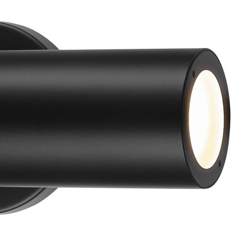 Globe Electric Matteo Matte Black Switch LED Wall Lantern
